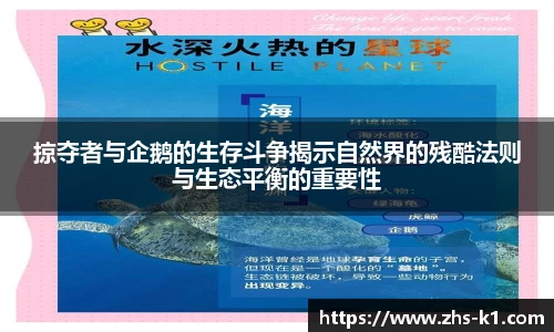 掠夺者与企鹅的生存斗争揭示自然界的残酷法则与生态平衡的重要性